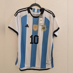 Argentina 2022 World Cup Champions jersey Medium Size Messi 10